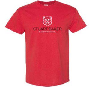 Red Stuart Baker Bear T-shirt